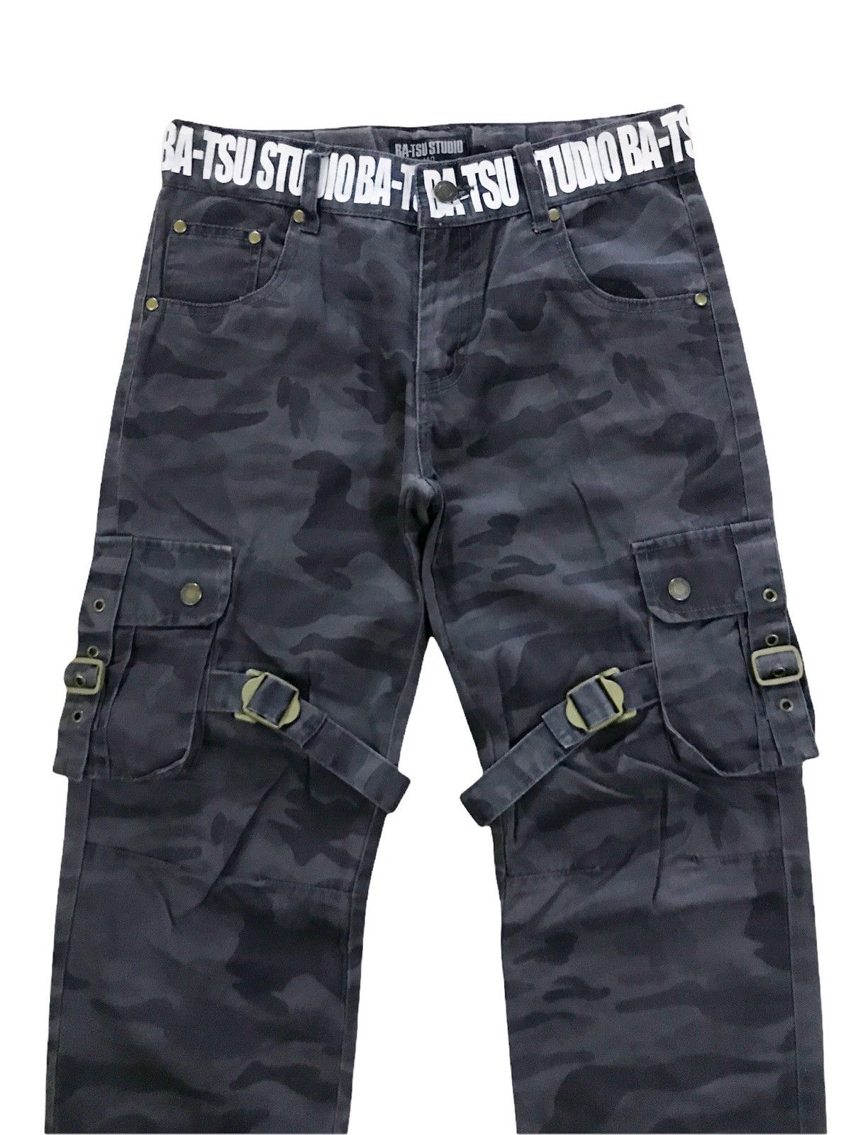 Japanese Brand × Seditionaries ⏰ need gone now 🔥 Batsu Studio Dark Camo Cargo Multipocket Size US 26 / EU 42 - 5 Thumbnail