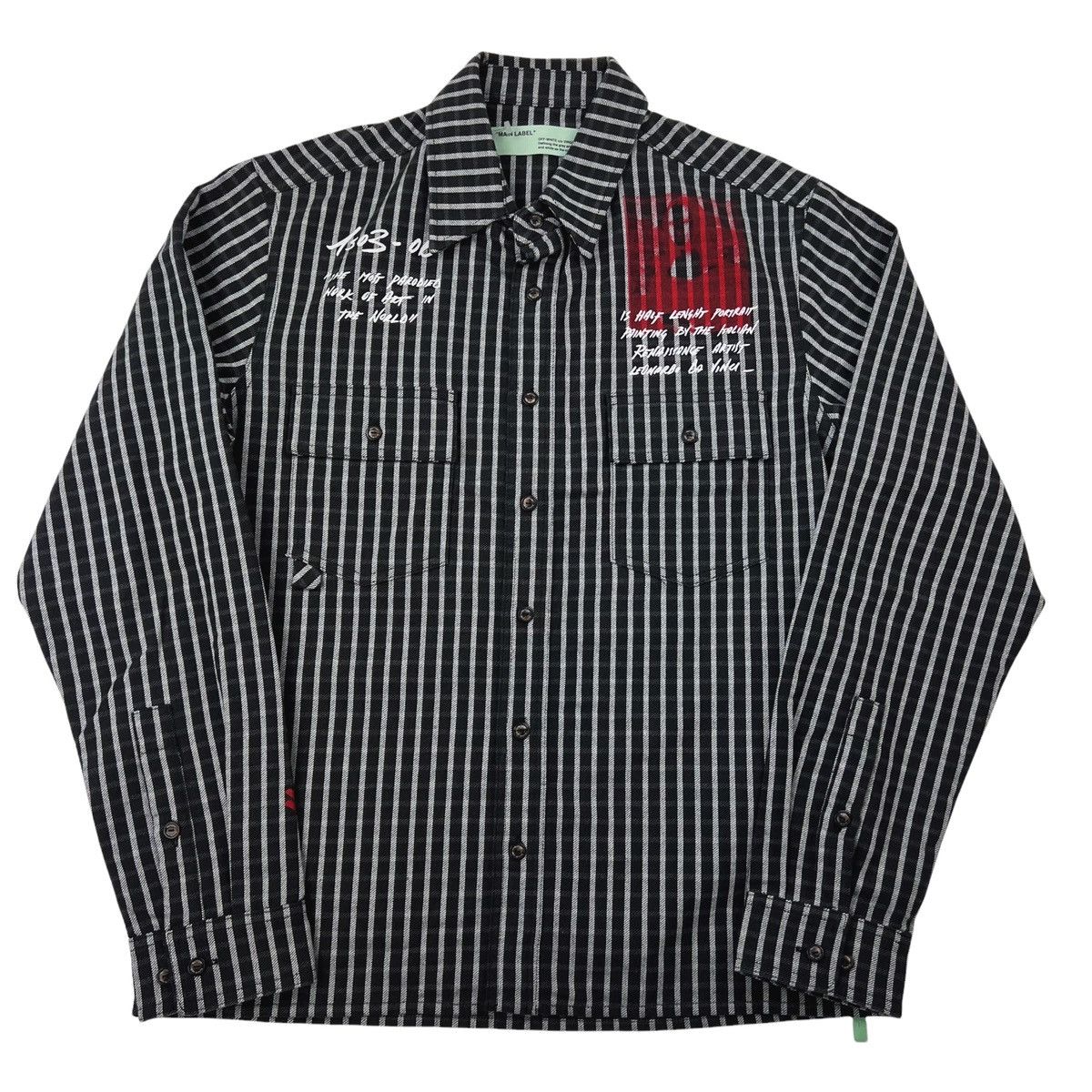 Off-White Virgil Abloh Mona Lisa Button Up Shirt