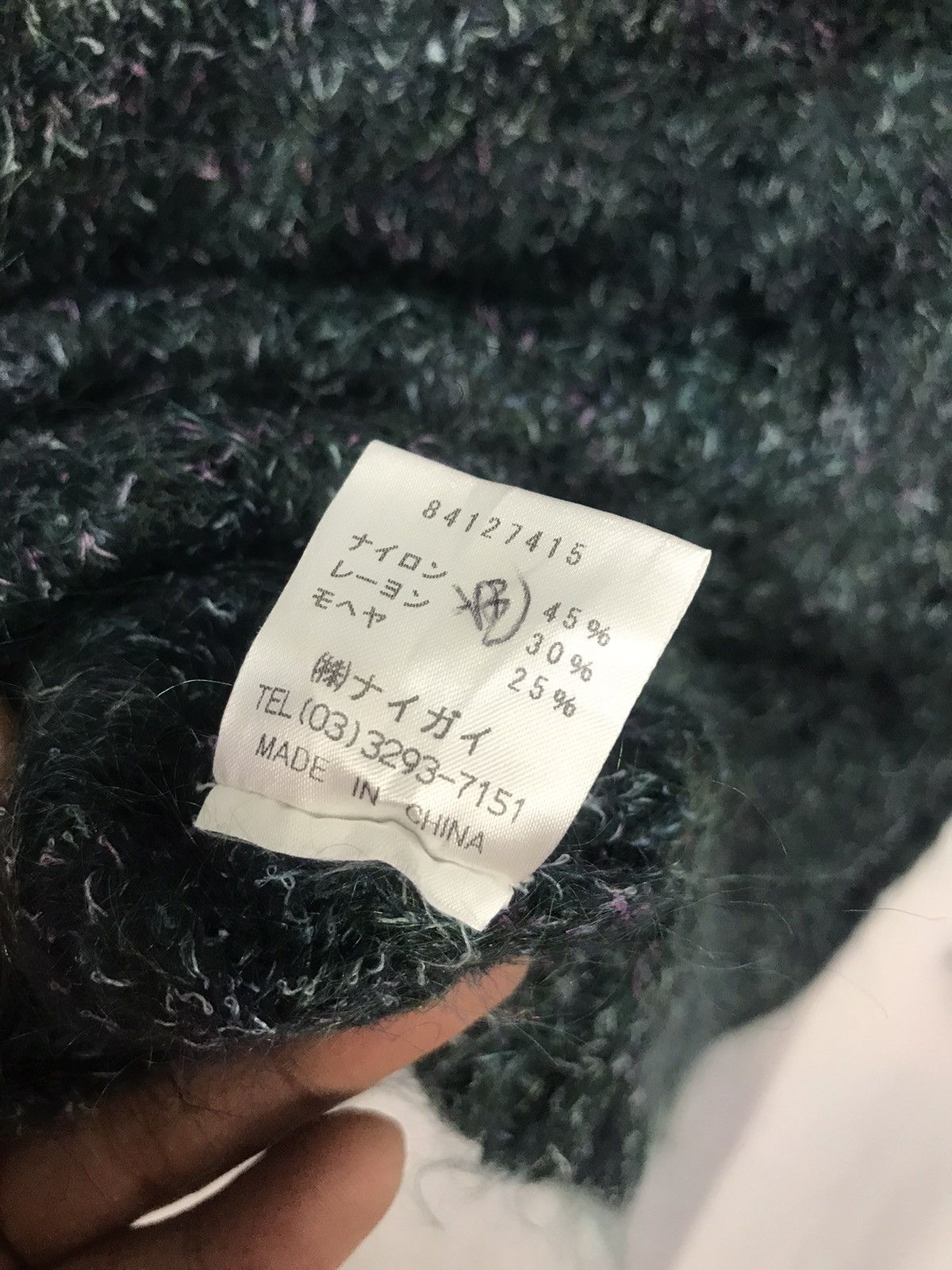 Other Firago paris mohair knit sweatshirt turtleneck ladies Size ONE SIZE - 4 Thumbnail
