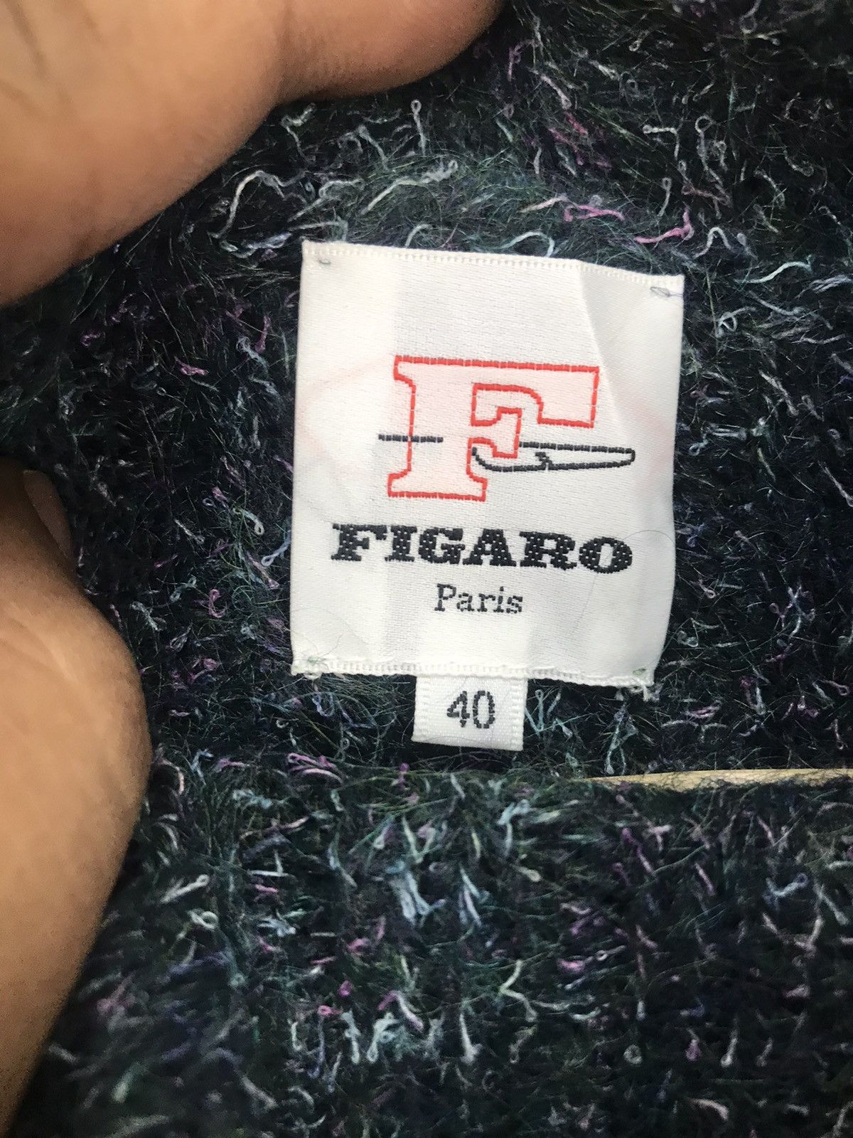 Other Firago paris mohair knit sweatshirt turtleneck ladies Size ONE SIZE - 3 Thumbnail