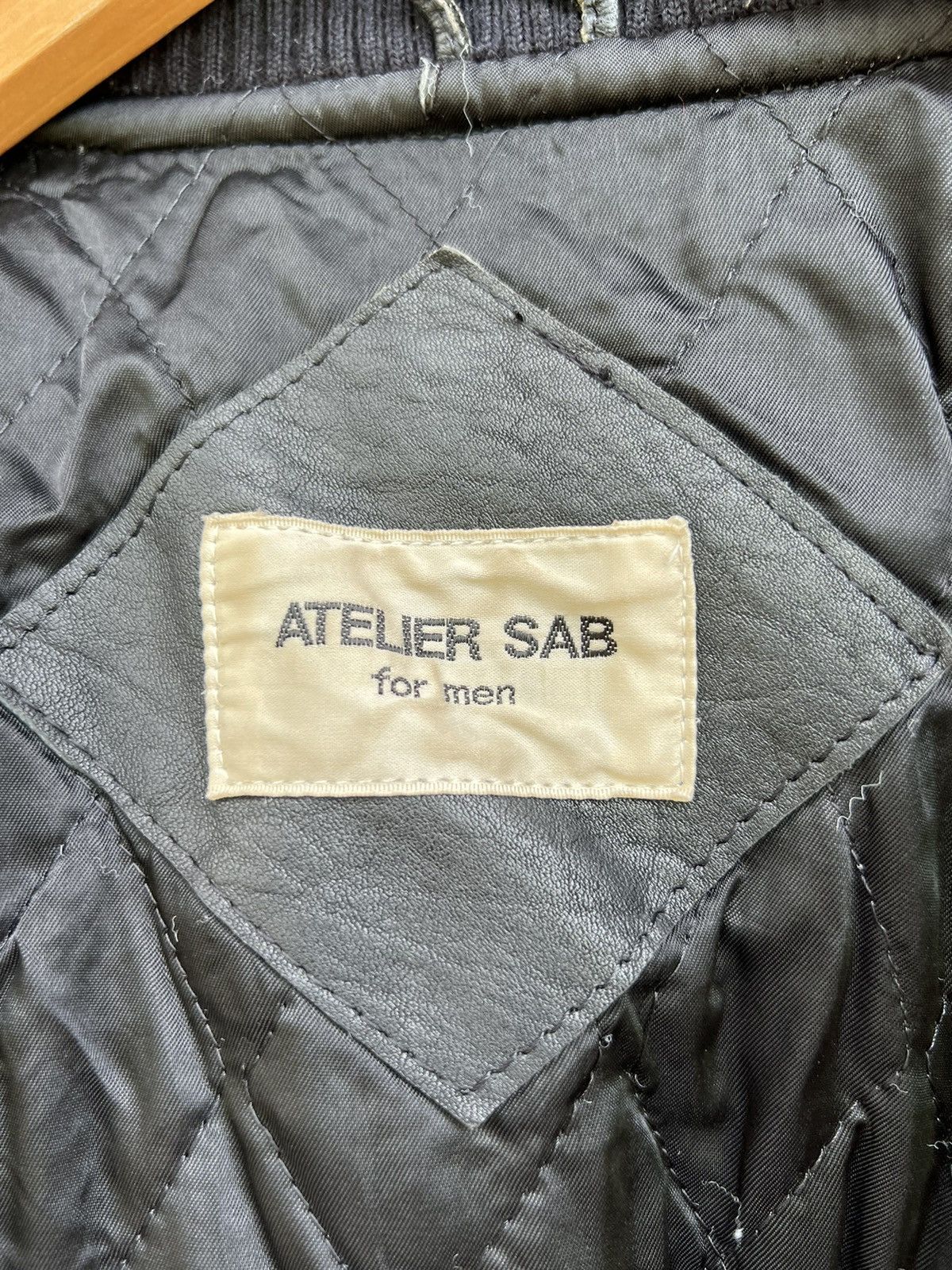 Japanese Brand × Vintage Vintage Atelier Sab For Man Varsity Jacket Size US XL / EU 56 / 4 - 4 Thumbnail
