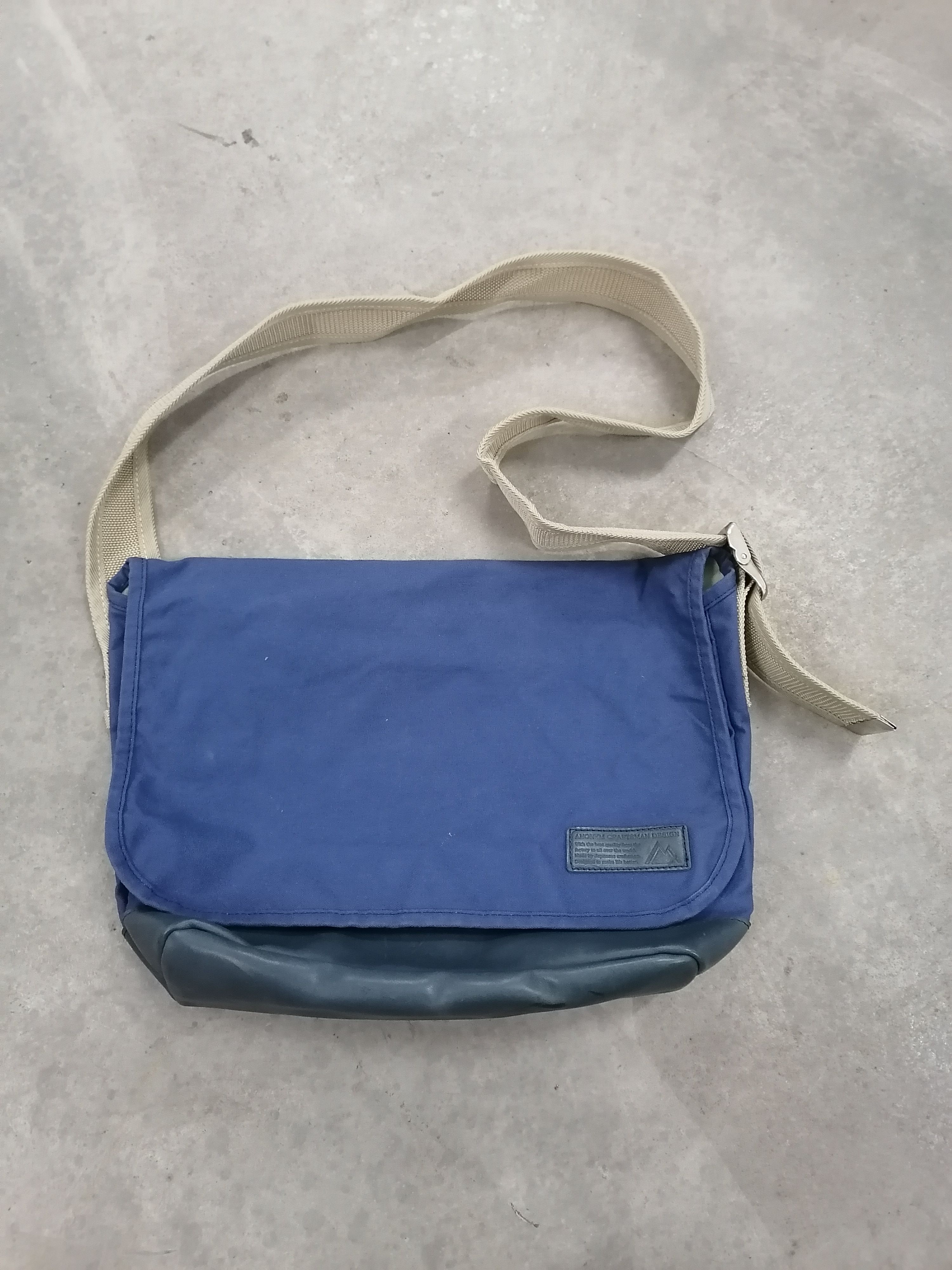 Japanese Brand Made In Japan Anonym Craftsman Canvas Messenger Bag Size ONE SIZE - 1 Thumbnail