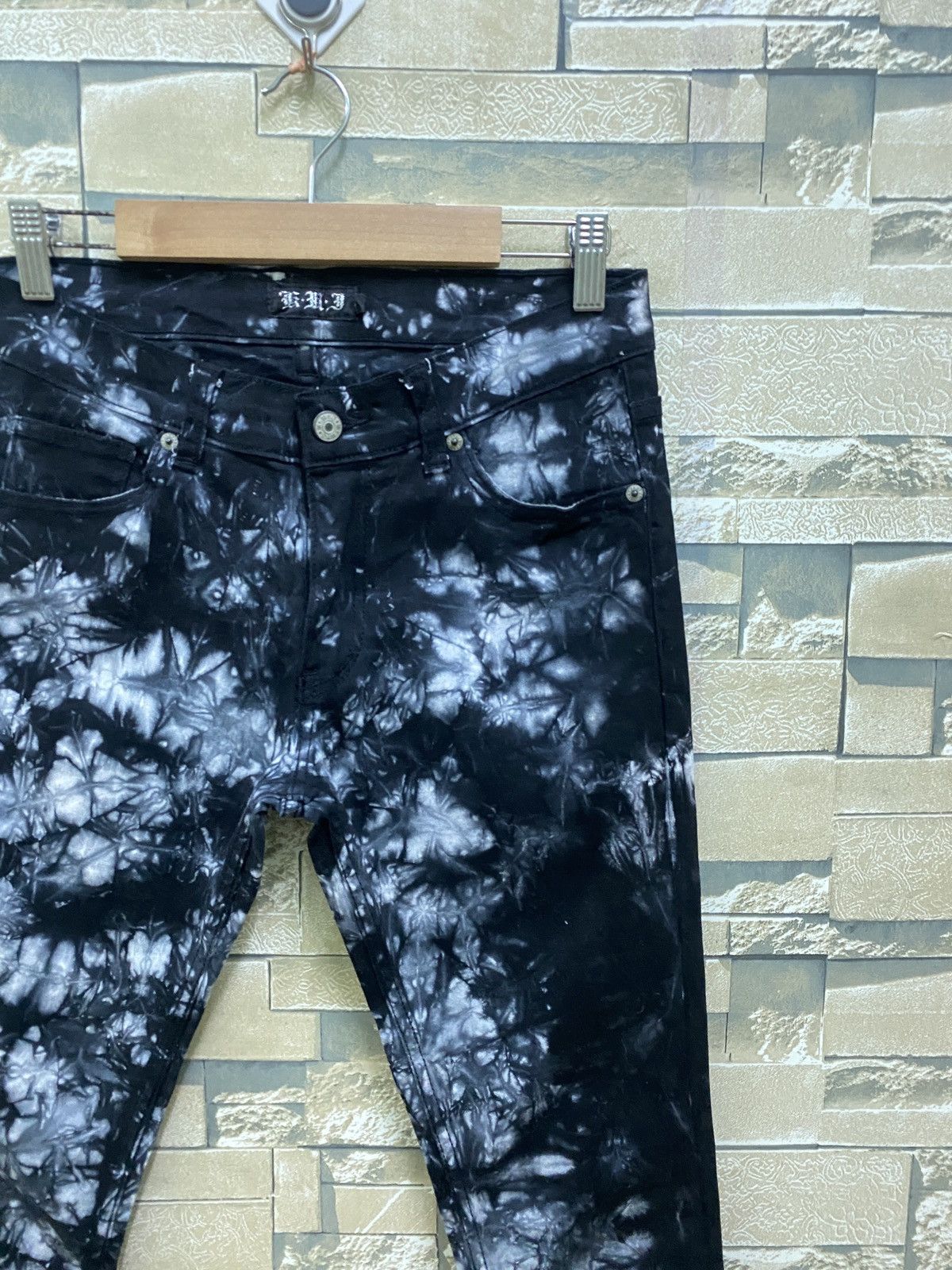 Designer × Japanese Brand Rare K.U.I Smoked Elastic Skinny Denim pants Size US 28 / EU 44 - 5 Thumbnail