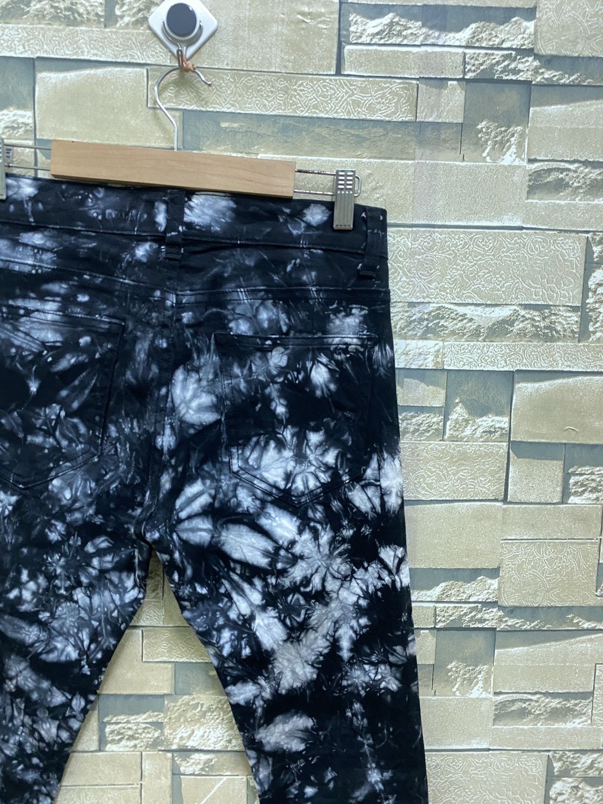 Designer × Japanese Brand Rare K.U.I Smoked Elastic Skinny Denim pants Size US 28 / EU 44 - 10 Thumbnail