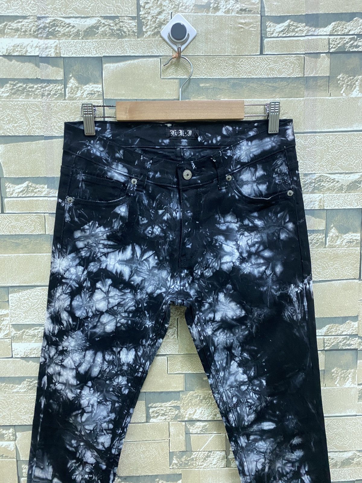 Designer × Japanese Brand Rare K.U.I Smoked Elastic Skinny Denim pants Size US 28 / EU 44 - 3 Thumbnail