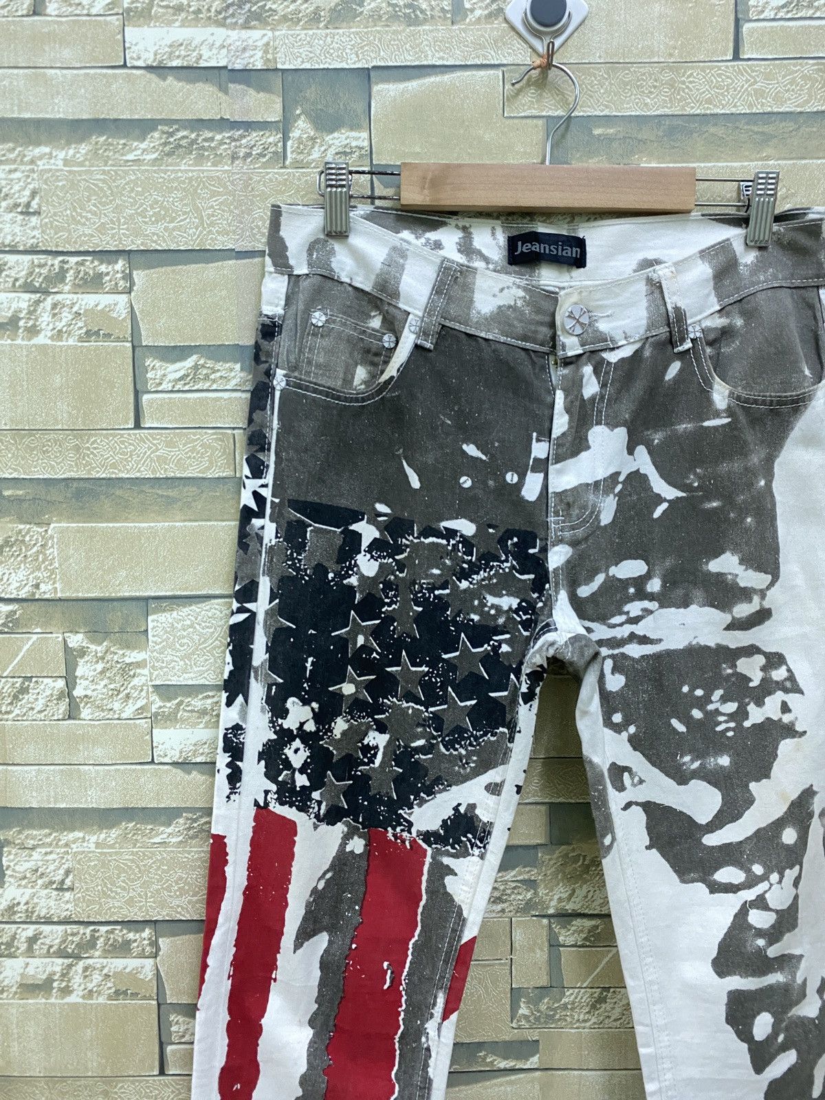 Designer × Japanese Brand JEANSIAN Rare Design Fullprinted Pant Size US 30 / EU 46 - 4 Thumbnail