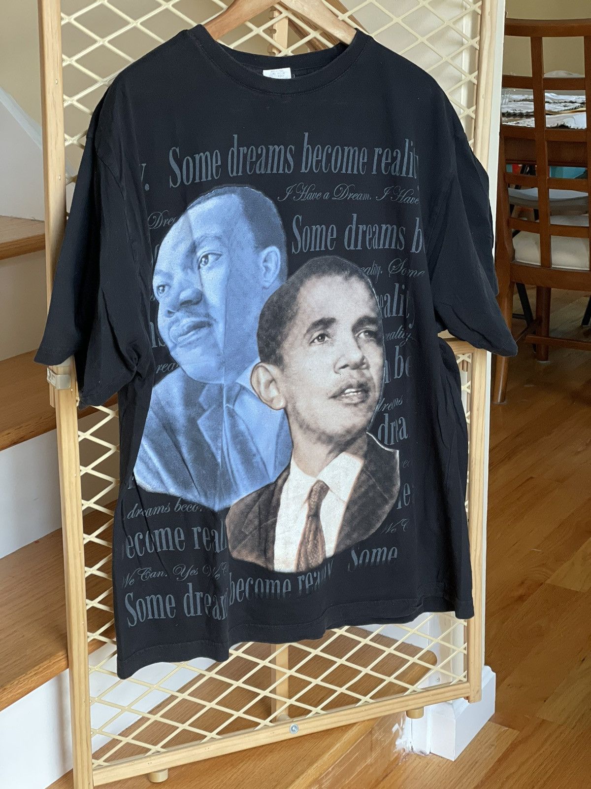 Vintage y2k mlk x obama blackhistory tee from 2008 Size US XL / EU 56 / 4 - 2 Thumbnail