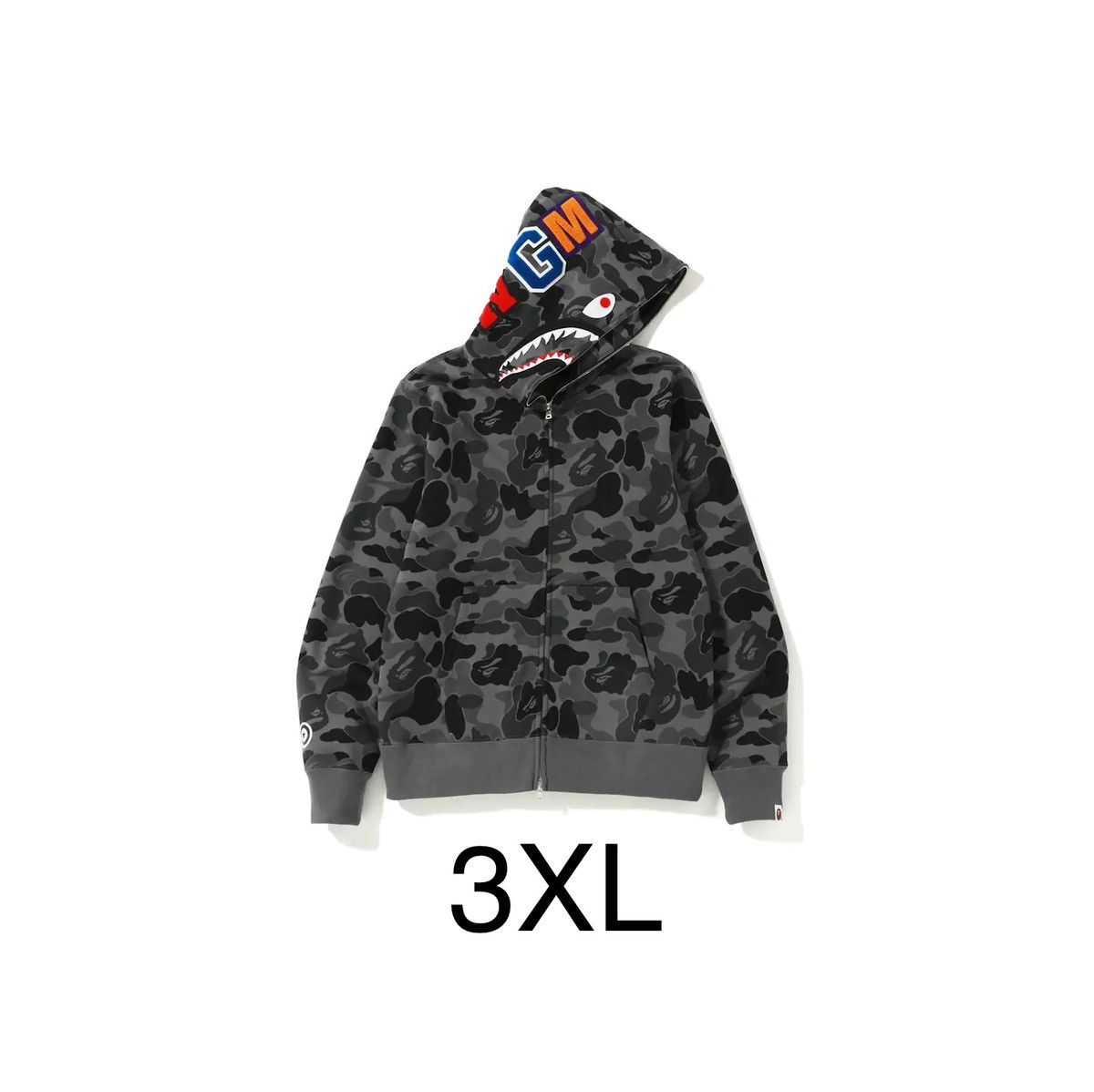 Bape camo hoodie black best sale