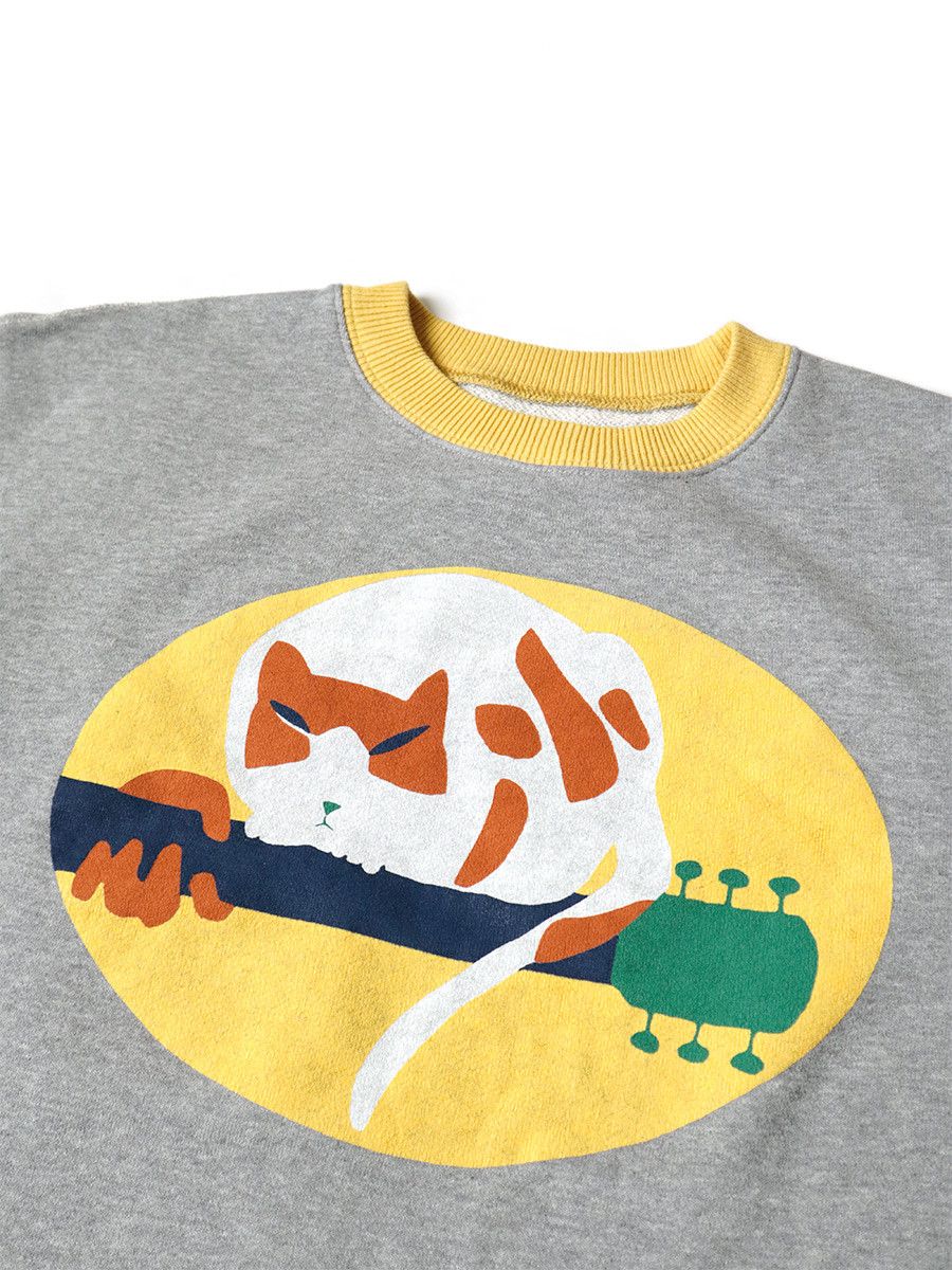 Kapital Kapital FAT CAT ON LEGEND LIVE Ringer Sweatshirt Size US XL / EU 56 / 4 - 3 Thumbnail