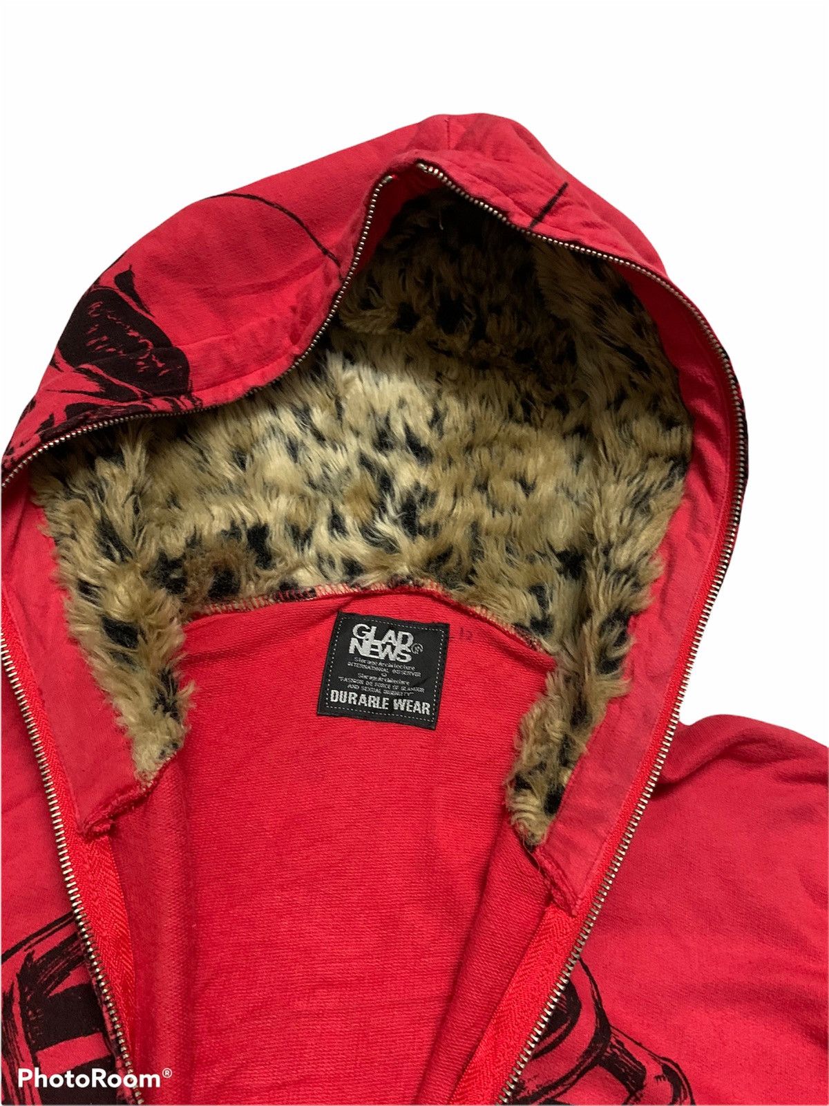 Vintage Glad News Bones LRG Style Full Zipper Hoodie