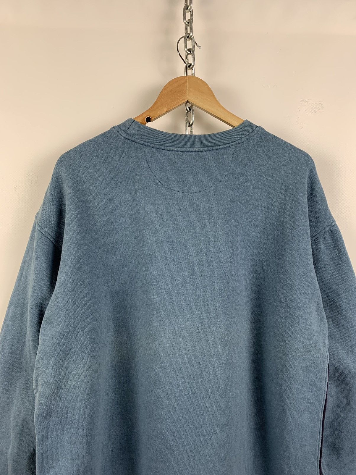 Nike Vintage Nike Center Swoosh Blue Sweatshirt Travis Style Size US XL / EU 56 / 4 - 9 Thumbnail