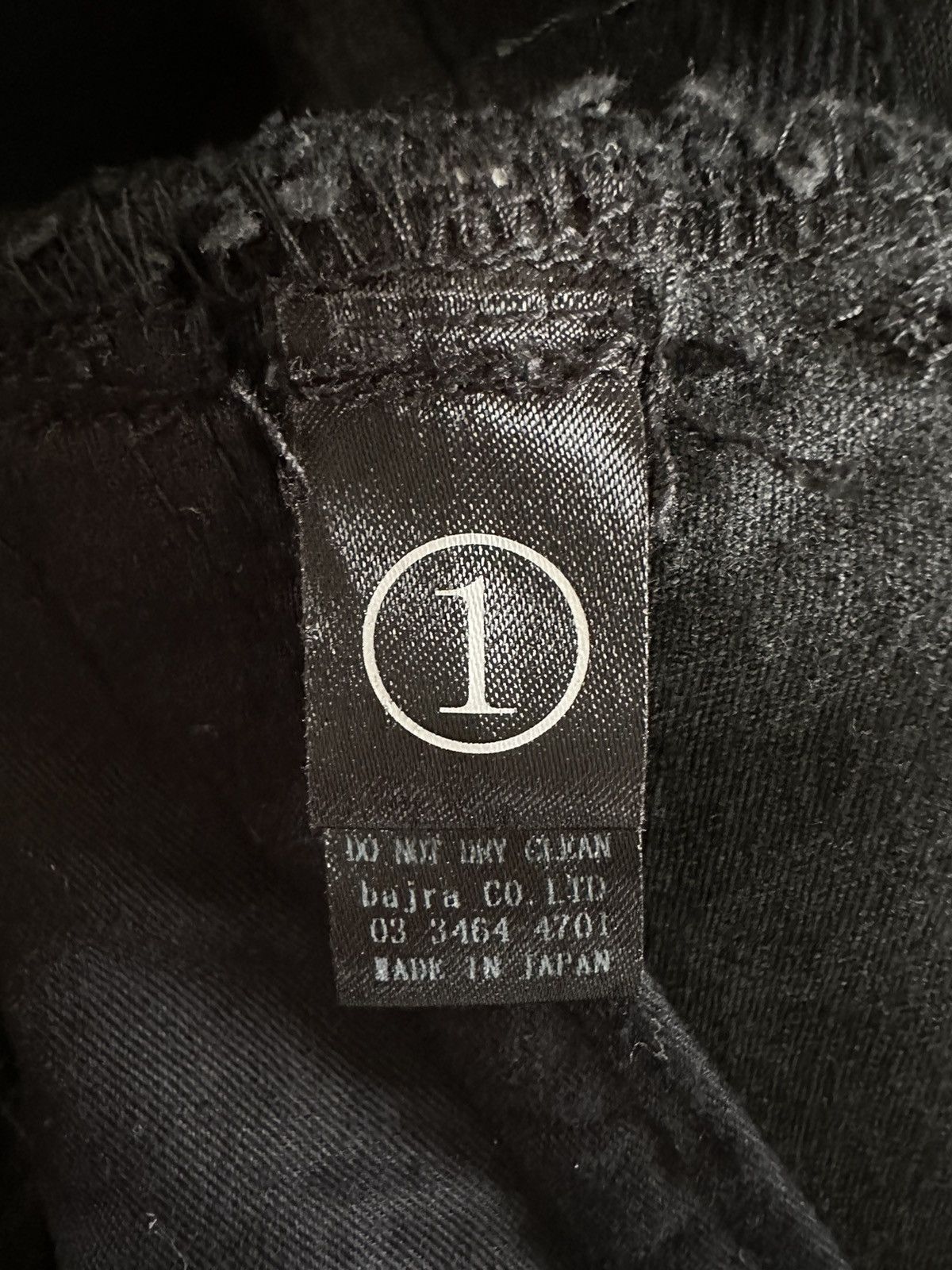 Bajra Archive Bajra multi zipper pocket avant-garde black fashion Size US 31 - 10 Thumbnail