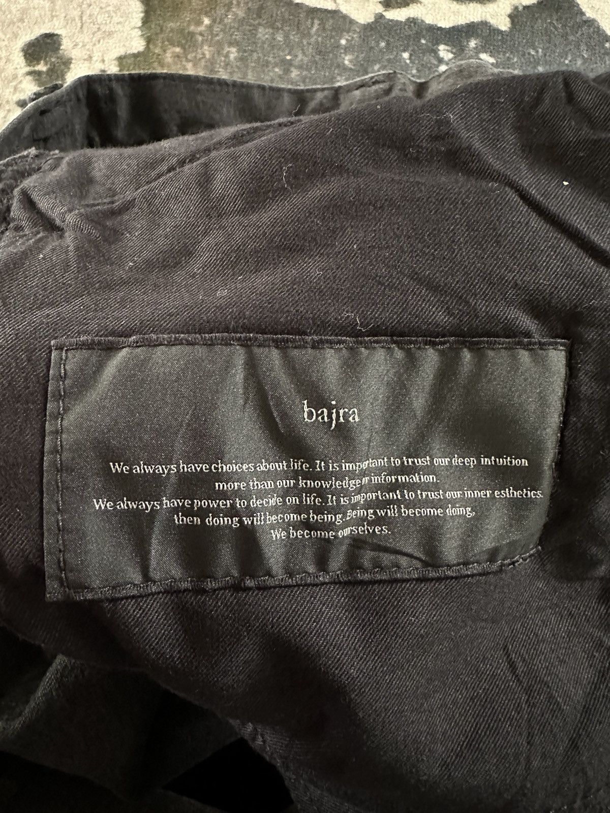 Bajra Archive Bajra multi zipper pocket avant-garde black fashion Size US 31 - 12 Thumbnail