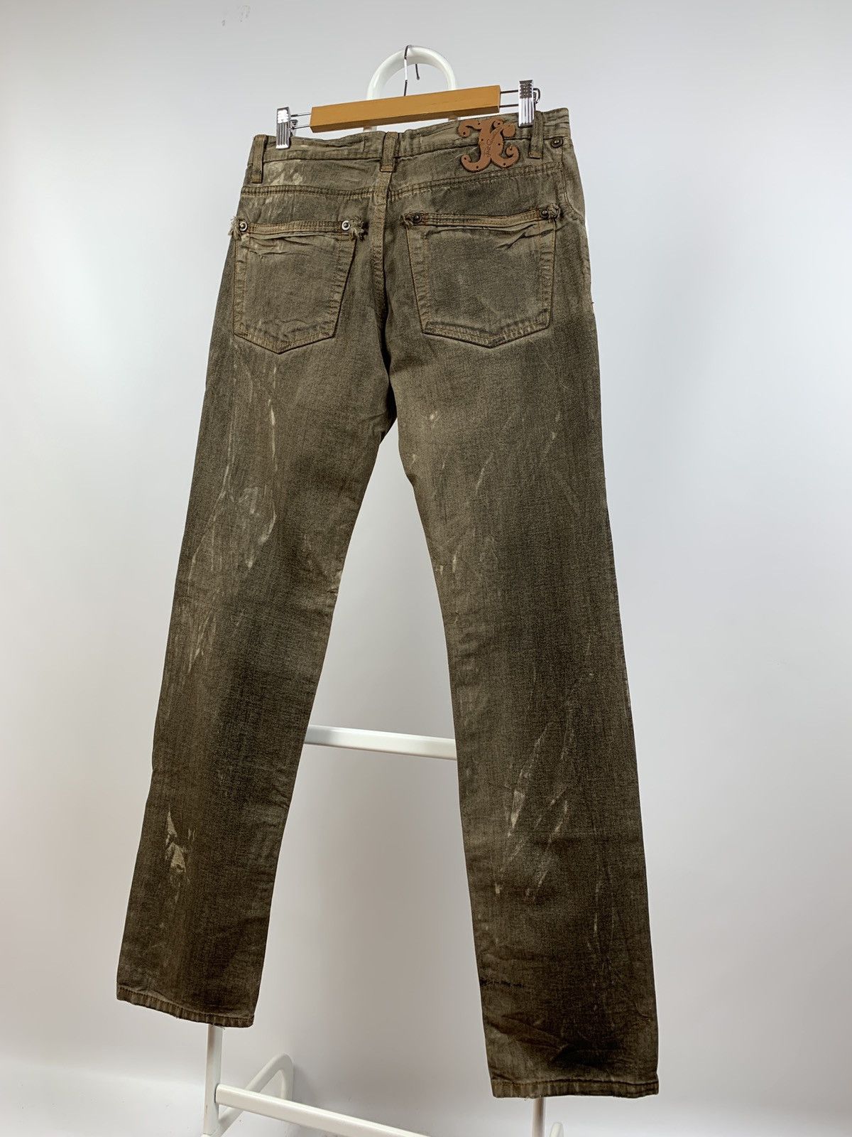 Just Cavalli Vintage Just Cavalli Dirty Brown Print Cargo Pants Size US 31 - 23 Thumbnail