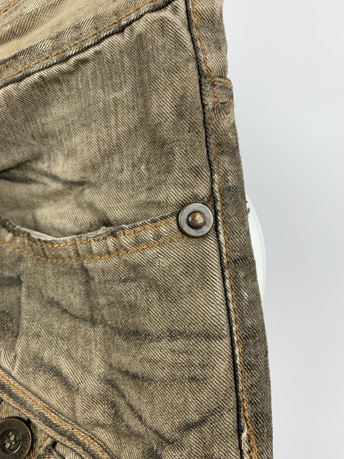 Just Cavalli Vintage Just Cavalli Dirty Brown Print Cargo Pants Size US 31 - 8 Thumbnail