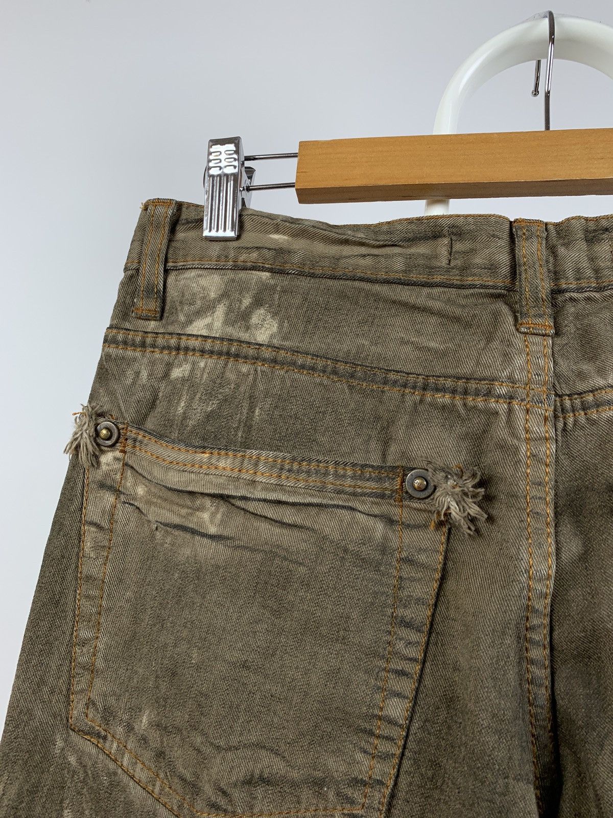 Just Cavalli Vintage Just Cavalli Dirty Brown Print Cargo Pants Size US 31 - 17 Thumbnail
