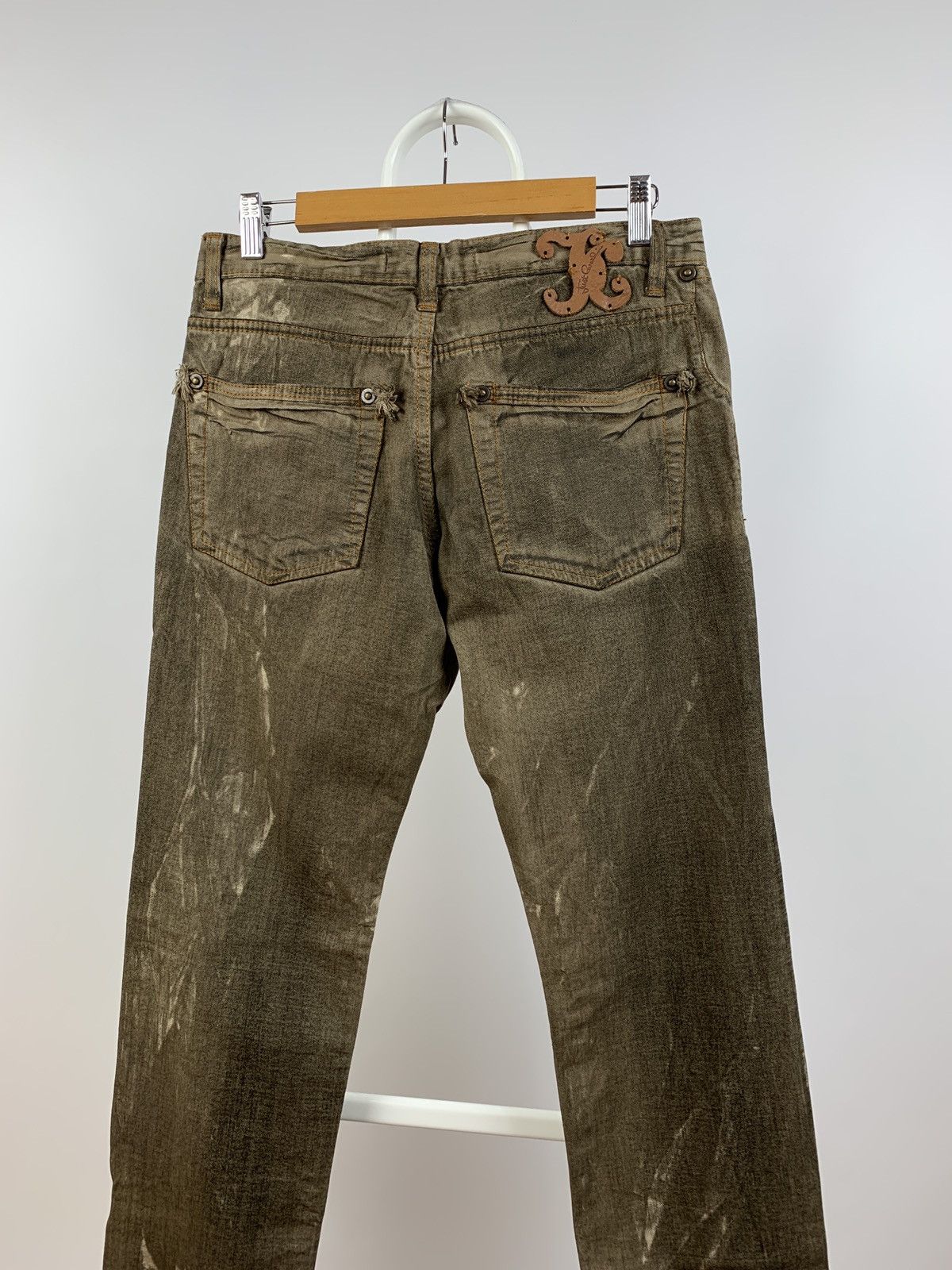 Just Cavalli Vintage Just Cavalli Dirty Brown Print Cargo Pants Size US 31 - 13 Thumbnail