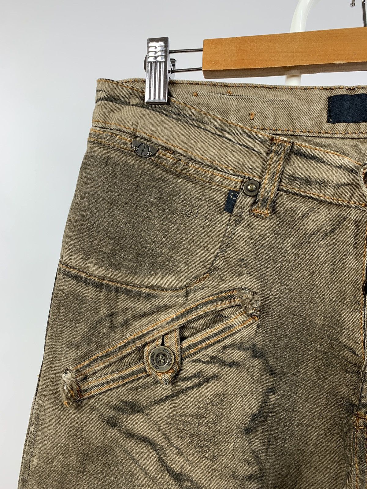 Just Cavalli Vintage Just Cavalli Dirty Brown Print Cargo Pants Size US 31 - 10 Thumbnail