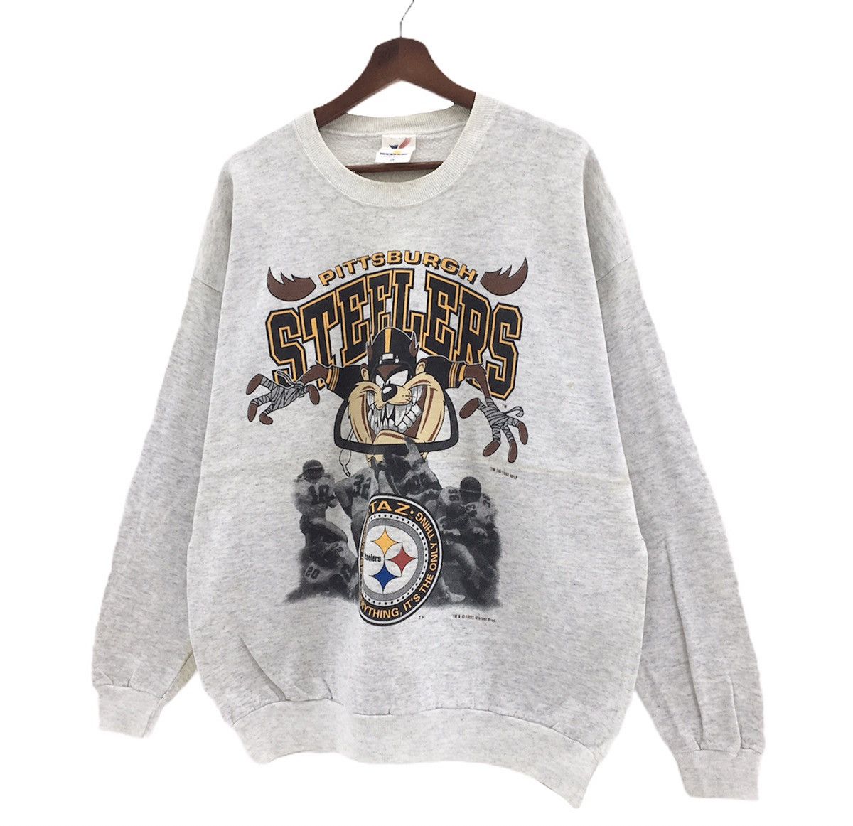 NFL Vintage 90s Pittsburgh Steelers X Taz Mania NFL Size US L / EU 52-54 / 3 - 2 Thumbnail