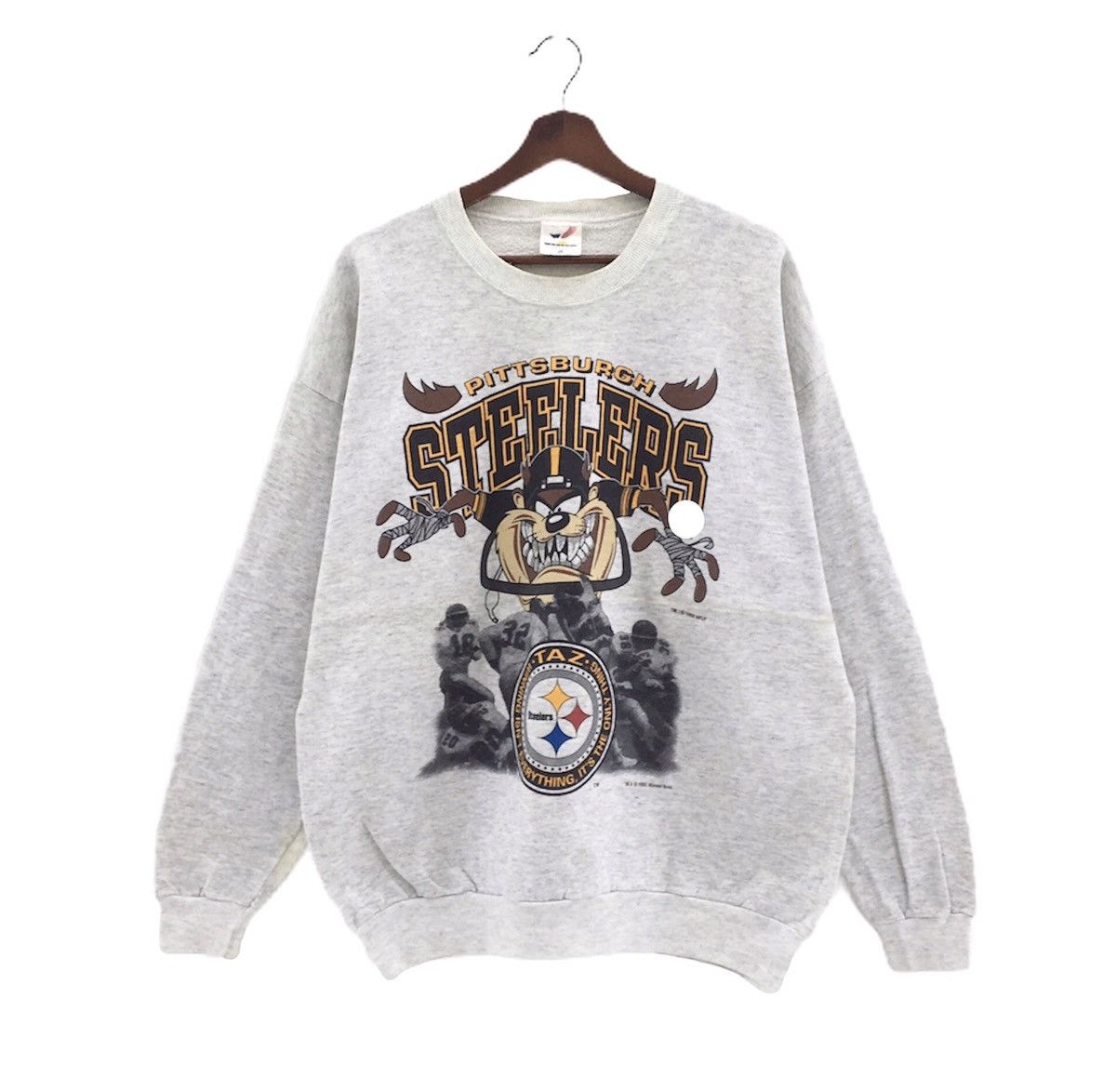 NFL Vintage 90s Pittsburgh Steelers X Taz Mania NFL Size US L / EU 52-54 / 3 - 1 Thumbnail