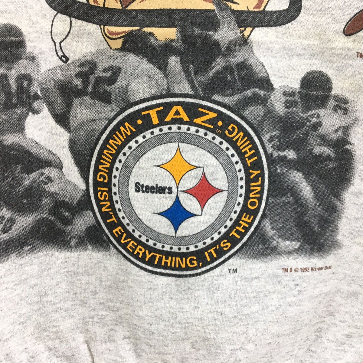 NFL Vintage 90s Pittsburgh Steelers X Taz Mania NFL Size US L / EU 52-54 / 3 - 7 Thumbnail
