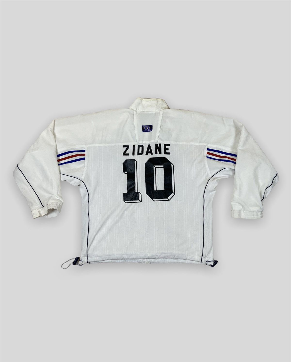 1998 FFF FRANCE WORLD CUP HOME TRACK TOP JACKET #10 ZIDANE