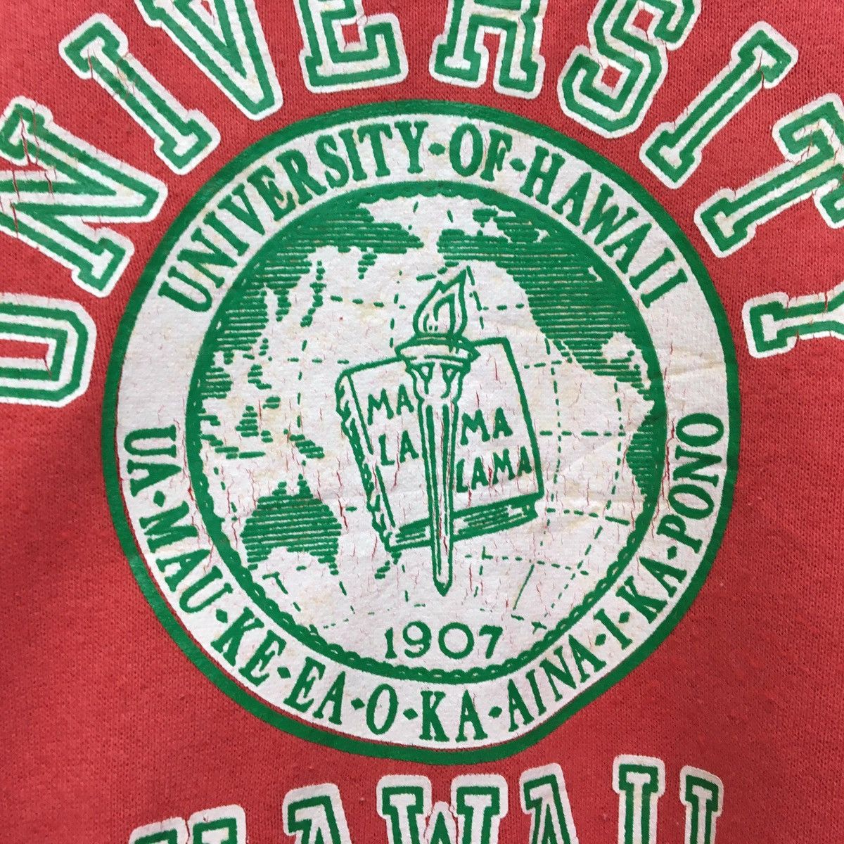 Vintage Vintage 90s University Of Hawaii Sweatshirt Big Logo Size US M / EU 48-50 / 2 - 7 Thumbnail