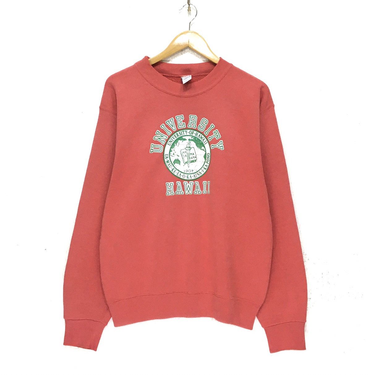 Vintage Vintage 90s University Of Hawaii Sweatshirt Big Logo Size US M / EU 48-50 / 2 - 1 Thumbnail