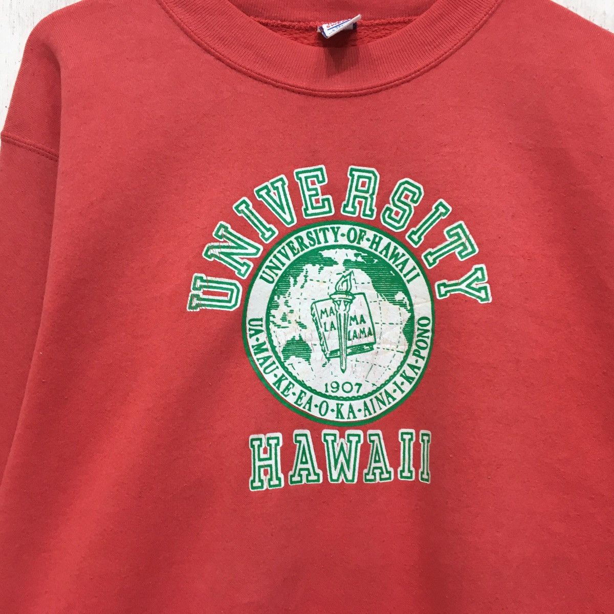 Vintage Vintage 90s University Of Hawaii Sweatshirt Big Logo Size US M / EU 48-50 / 2 - 5 Thumbnail