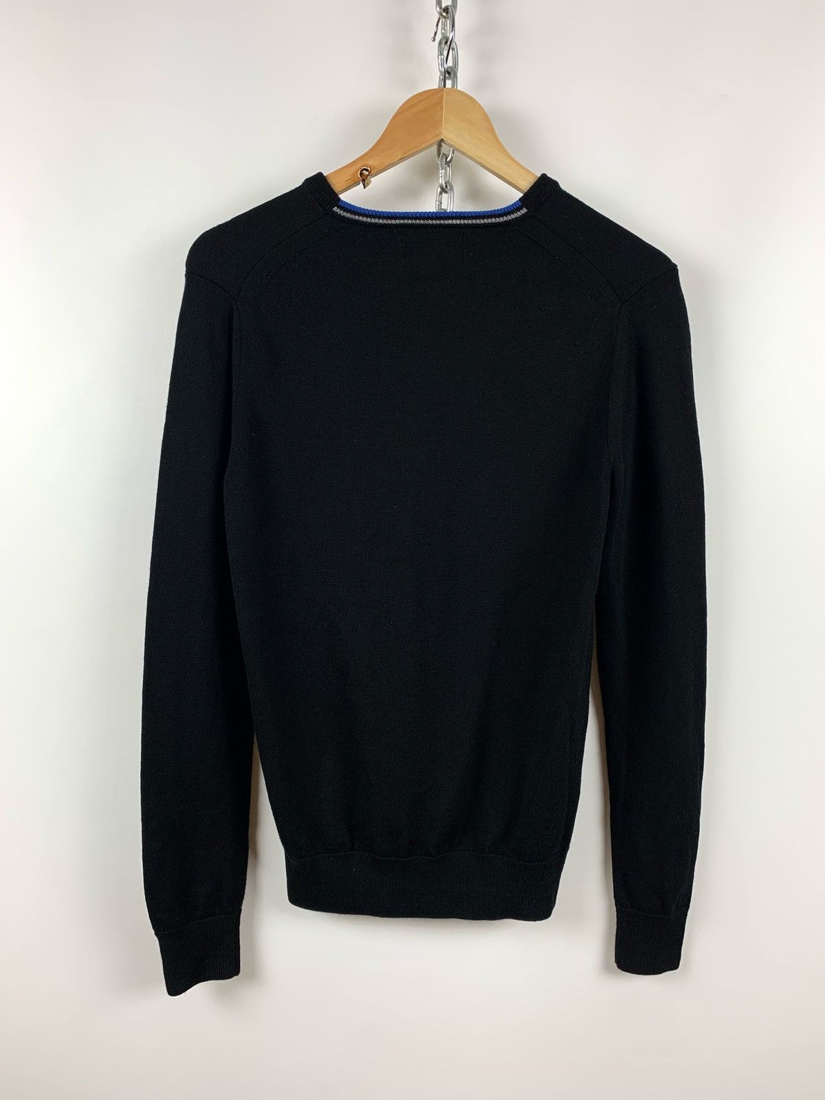 Fred Perry Vintage Fred Perry Merino Wool Black Sweater Size US S / EU 44-46 / 1 - 4 Thumbnail