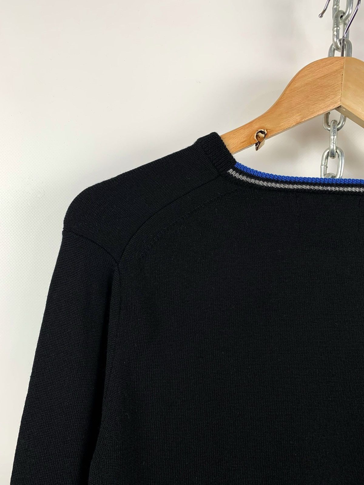 Fred Perry Vintage Fred Perry Merino Wool Black Sweater Size US S / EU 44-46 / 1 - 6 Thumbnail