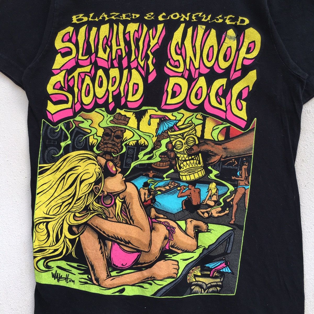 Rap Tees × Snoop Dogg × Vintage Vintage SNOOP DOGG BLAZED AND CONFUSED TOUR T-Shirt Size US S / EU 44-46 / 1 - 3 Thumbnail