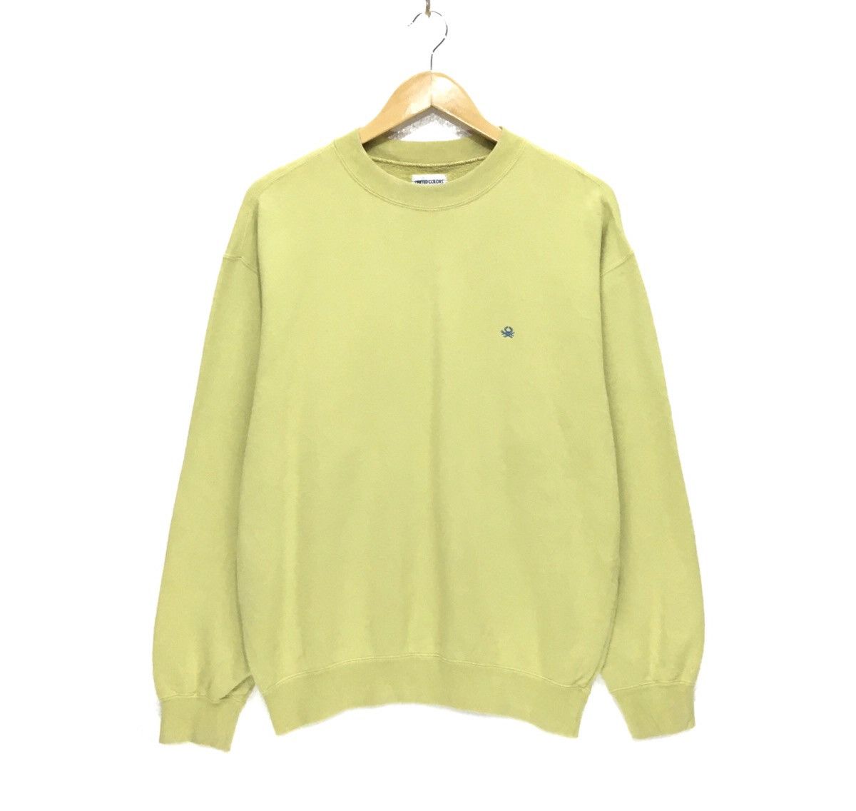 Benetton Vintage 90s Benetton Crewneck Sweatshirt Small Logo Size US M / EU 48-50 / 2 - 1 Thumbnail