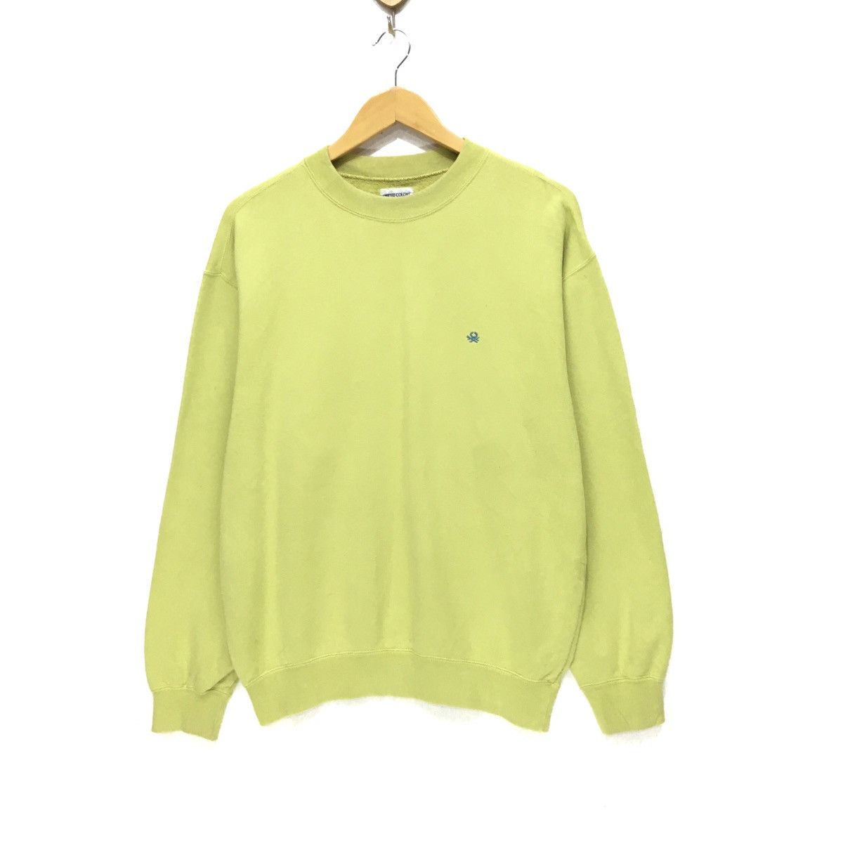 Benetton Vintage 90s Benetton Crewneck Sweatshirt Small Logo Size US M / EU 48-50 / 2 - 3 Thumbnail