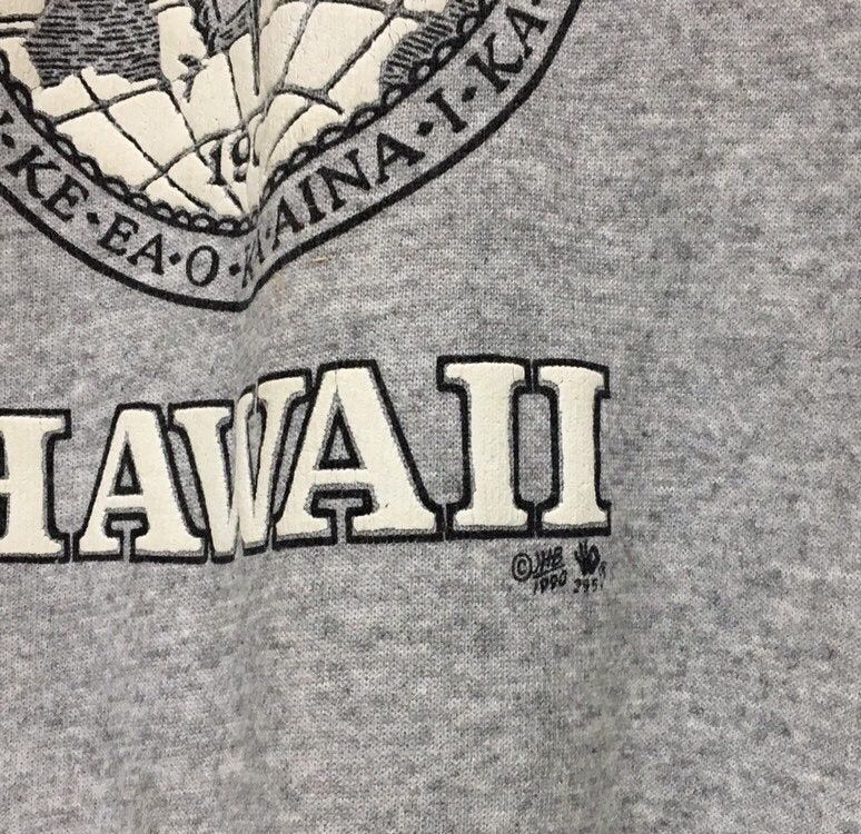 Vintage Vintage 80s University Of Hawaii Crewneck Sweatshirt Usa Size US L / EU 52-54 / 3 - 7 Thumbnail