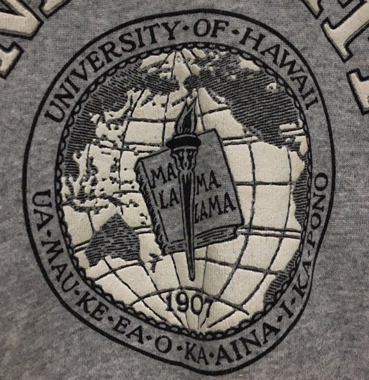 Vintage Vintage 80s University Of Hawaii Crewneck Sweatshirt Usa Size US L / EU 52-54 / 3 - 6 Thumbnail