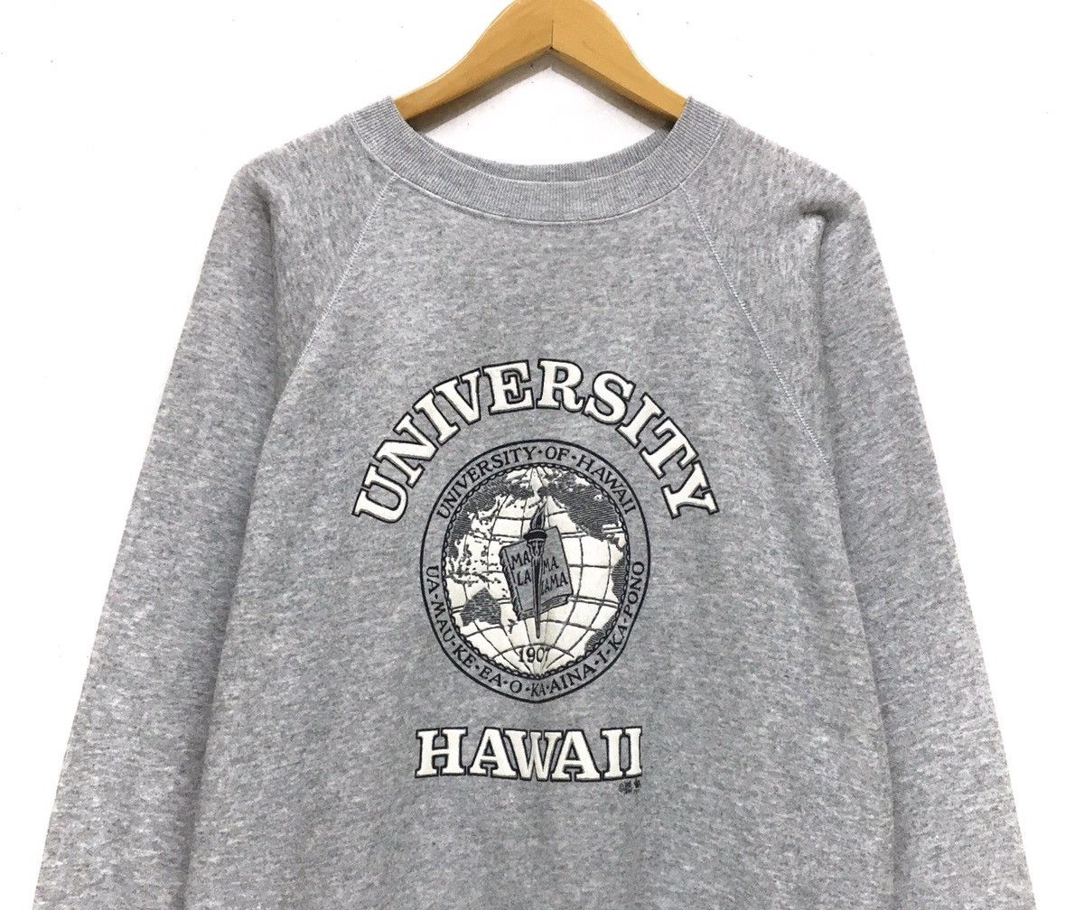 Vintage Vintage 80s University Of Hawaii Crewneck Sweatshirt Usa Size US L / EU 52-54 / 3 - 4 Thumbnail