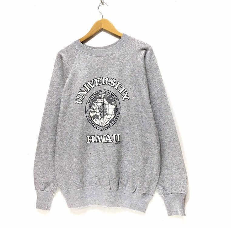 Vintage Vintage 80s University Of Hawaii Crewneck Sweatshirt Usa Size US L / EU 52-54 / 3 - 3 Thumbnail