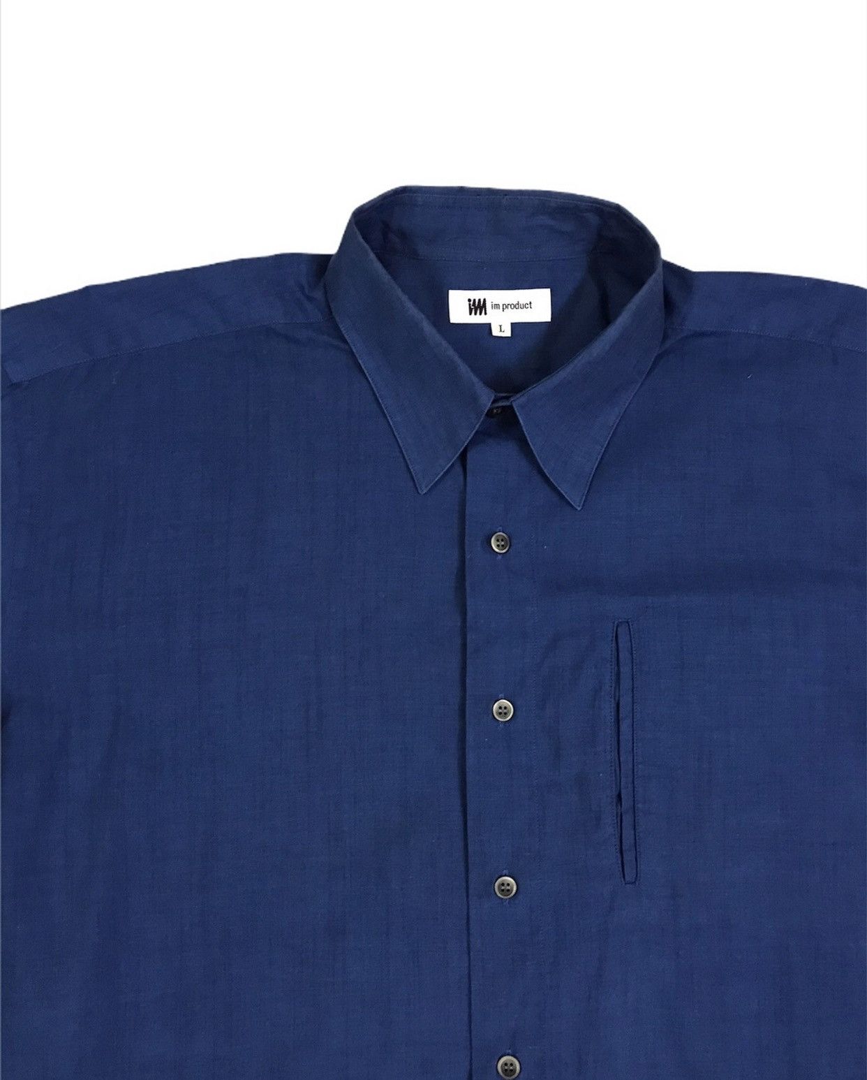 Indigo × Issey Miyake Oversize Japanese Im Product By Issey Miyake Button Up Shirt Size US L / EU 52-54 / 3 - 1 Thumbnail