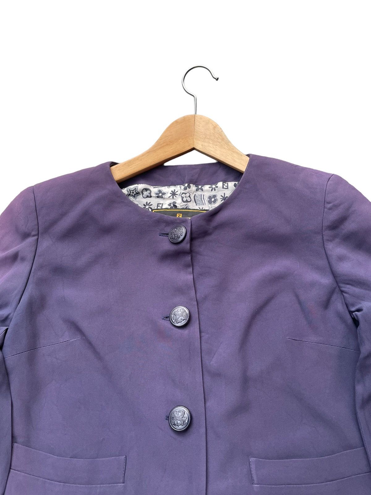 Designer × Fendi × Vintage Vintage Fendi 365 Jacket Size S / US 4 / IT 40 - 3 Thumbnail