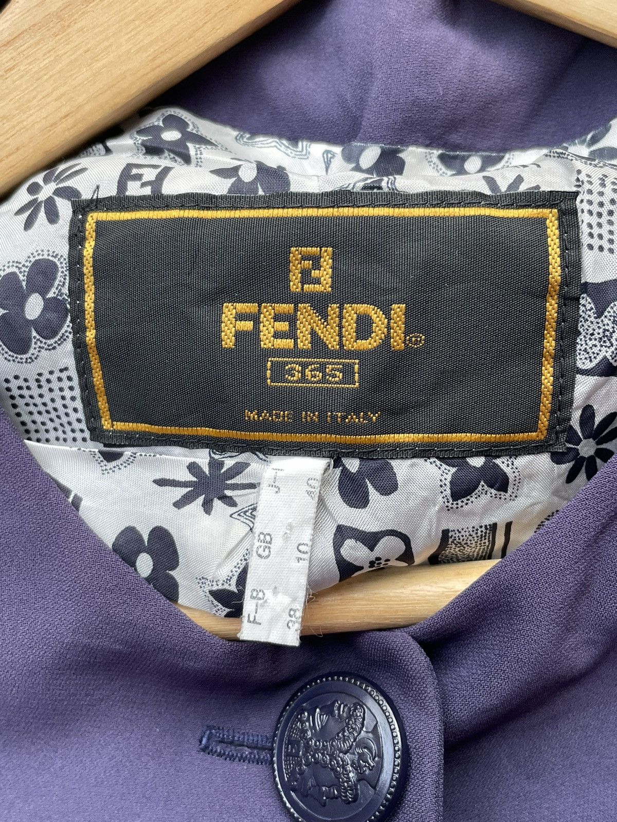 Designer × Fendi × Vintage Vintage Fendi 365 Jacket Size S / US 4 / IT 40 - 13 Thumbnail
