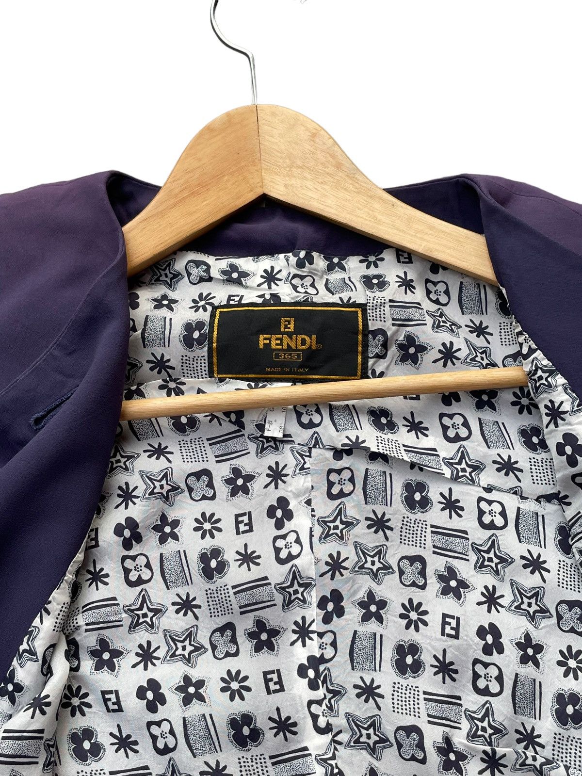 Designer × Fendi × Vintage Vintage Fendi 365 Jacket Size S / US 4 / IT 40 - 5 Thumbnail