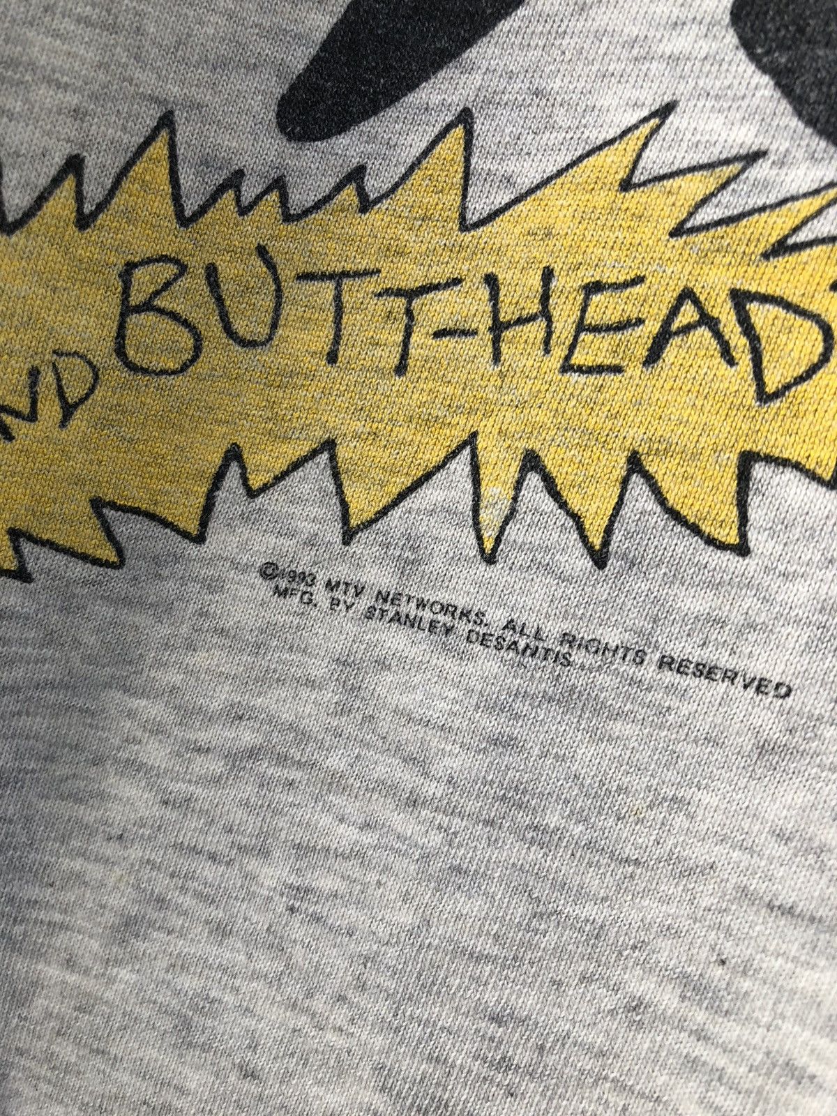Cartoon Network × Mtv × Vintage Rare!! Vintage 90s Mtv Beavis and Butthead Distressed LS Tee Size US M / EU 48-50 / 2 - 4 Thumbnail