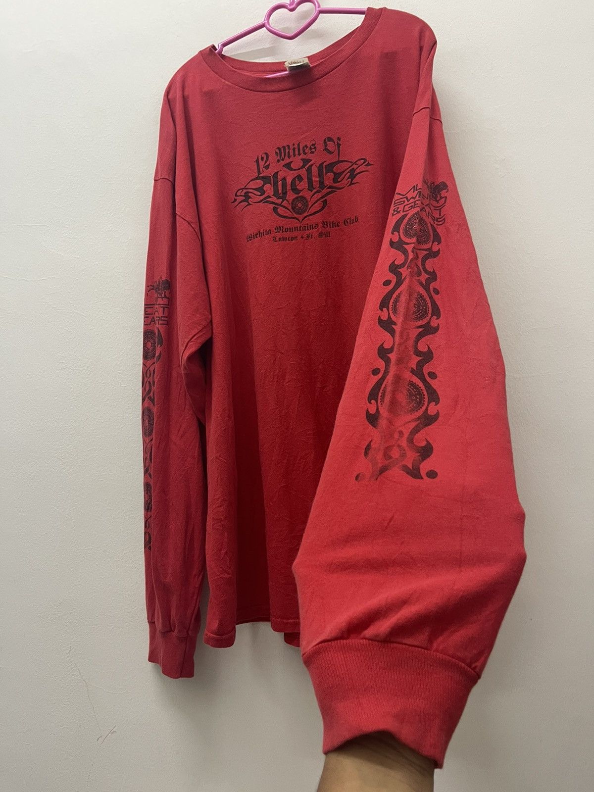 Vintage Rare Vintage 12 Miles of Hell WICHITA MOUNTAINS BIKE CLUB Size US XXL / EU 58 / 5 - 5 Thumbnail