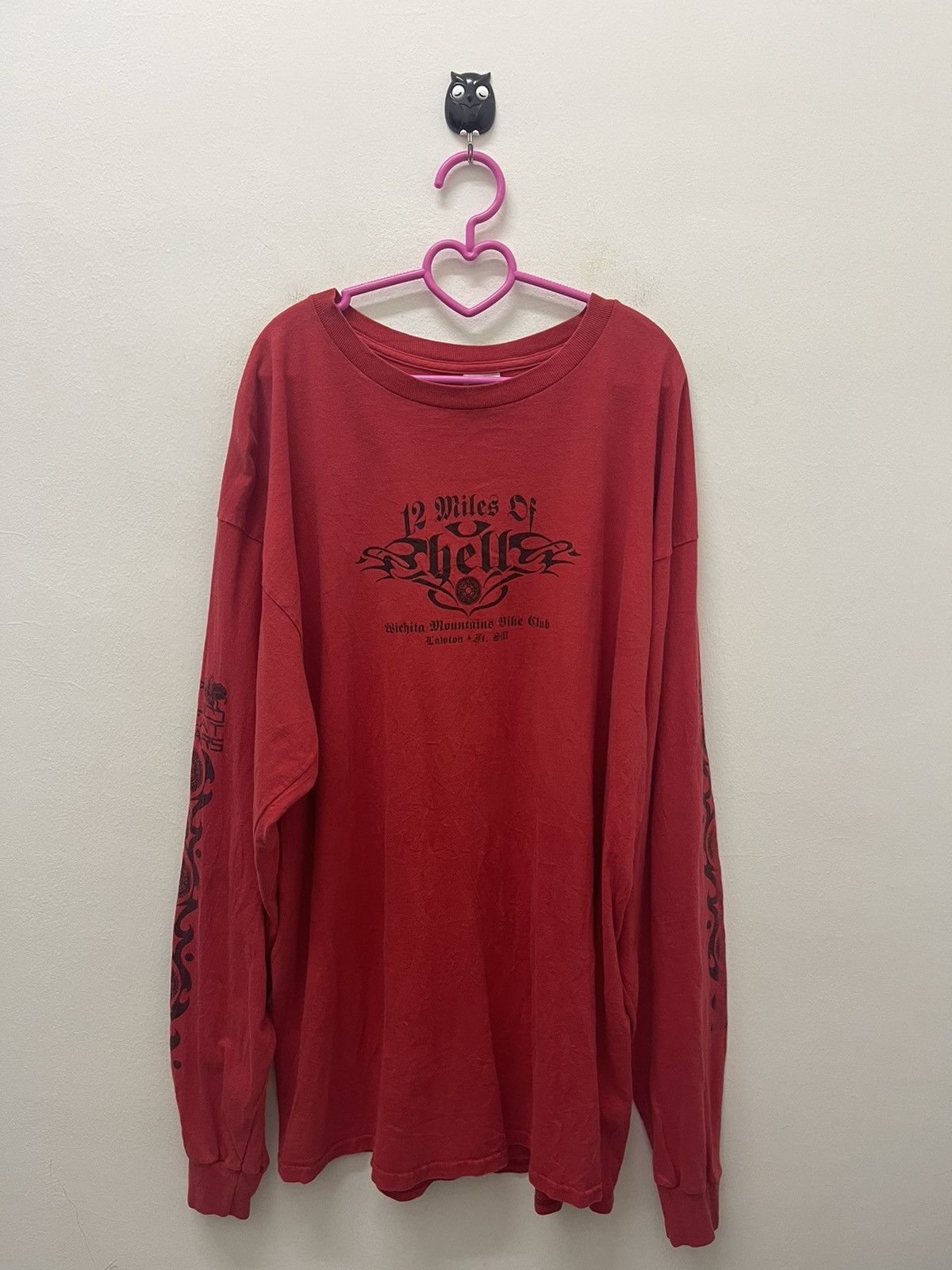 Vintage Rare Vintage 12 Miles of Hell WICHITA MOUNTAINS BIKE CLUB Size US XXL / EU 58 / 5 - 3 Thumbnail