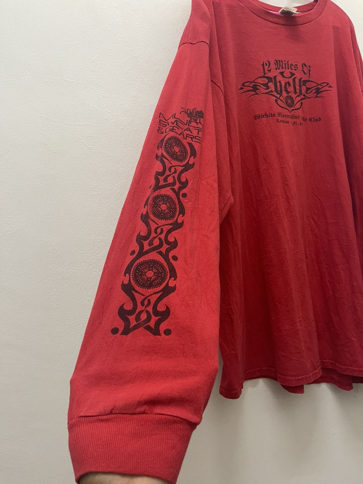 Vintage Rare Vintage 12 Miles of Hell WICHITA MOUNTAINS BIKE CLUB Size US XXL / EU 58 / 5 - 4 Thumbnail