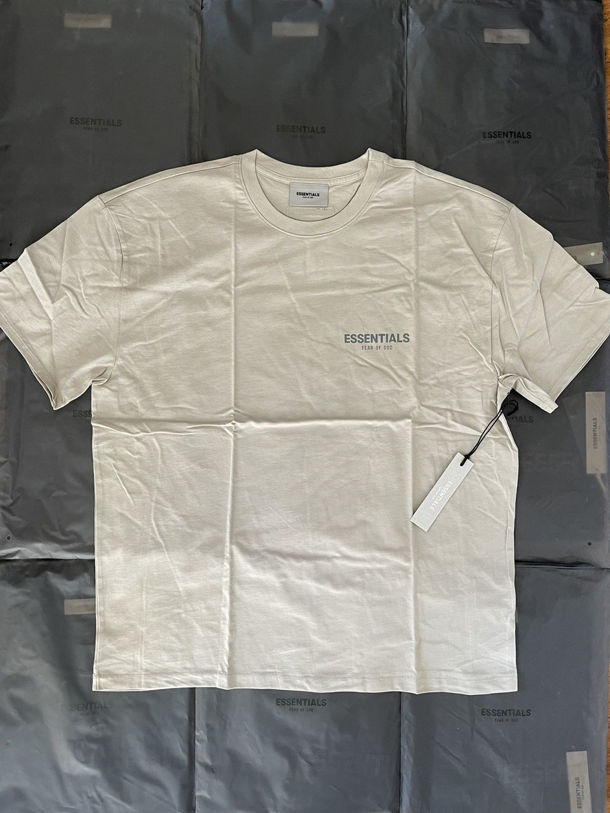 FOG × Fear of God × Pacsun FOG - Essentials Fear Of God Tan Logo-Print Jersey T-Shirt Size US XL / EU 56 / 4 - 2 Thumbnail