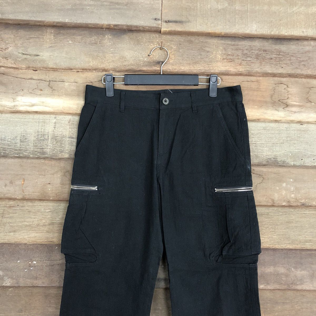 Issey Miyake ISSEY MIYAKE CARGO PANTS MULTIPOCKET SEDITIONARIES #A120 Size US 29 - 3 Thumbnail