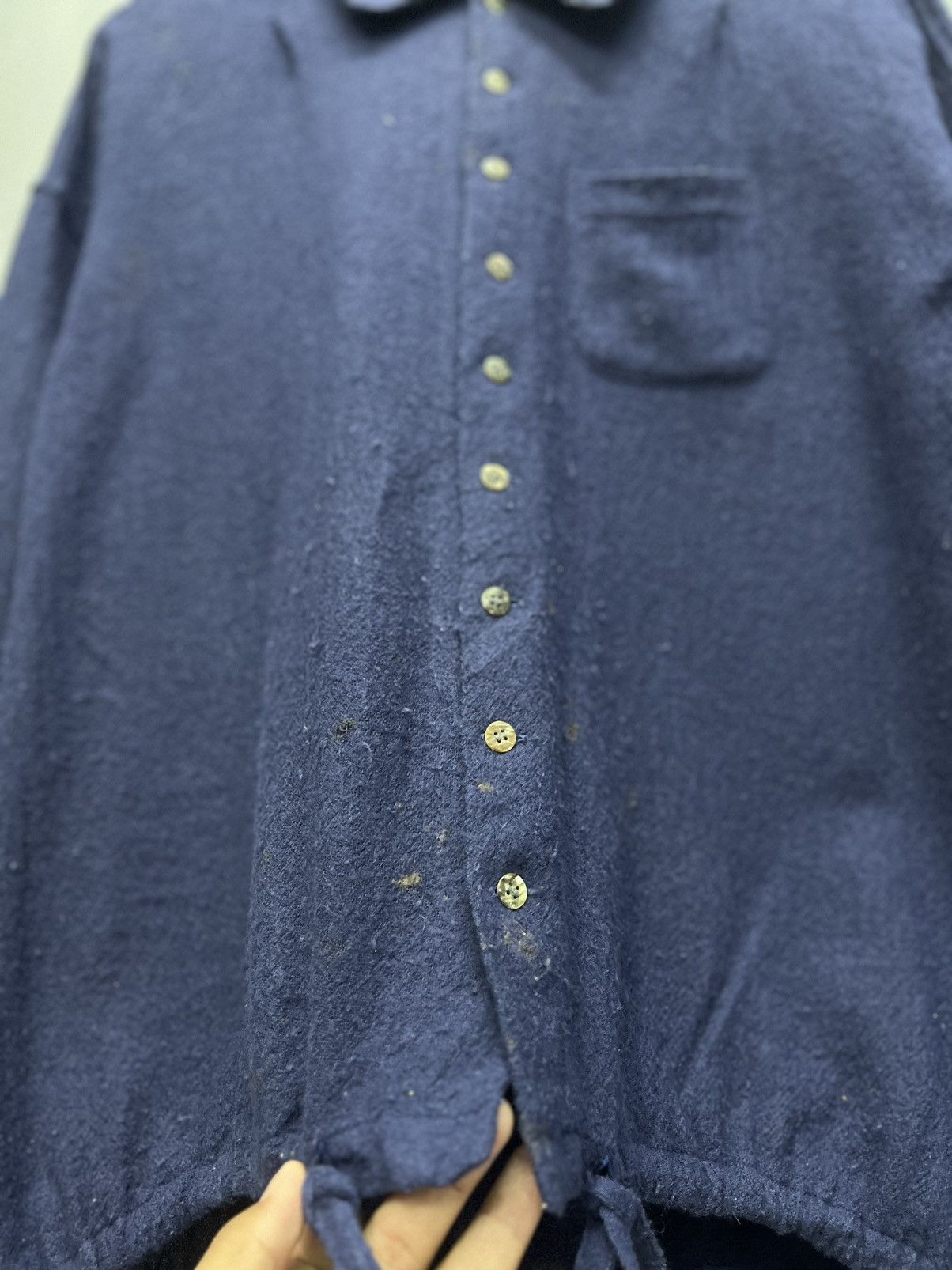 Issey Miyake ARCHIVE🔥ISSEY MIYAKE HAI SPORTING GEAR WOOL SHIRT LONGSLEEVE Size M / US 6-8 / IT 42-44 - 6 Thumbnail