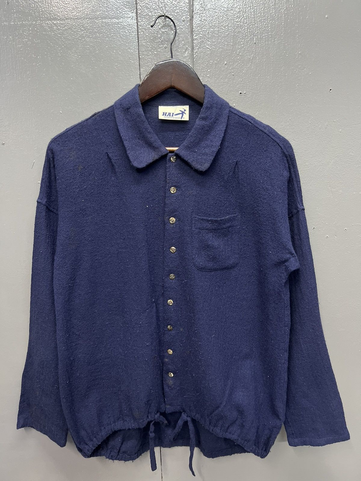 Issey Miyake ARCHIVE🔥ISSEY MIYAKE HAI SPORTING GEAR WOOL SHIRT LONGSLEEVE Size M / US 6-8 / IT 42-44 - 1 Thumbnail